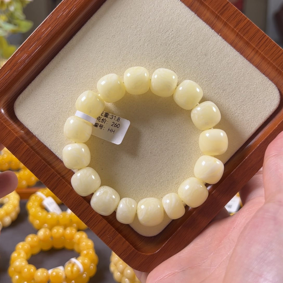 裸石蜜蜡未镶嵌15mm乌料白蜜浓蜡老型hh