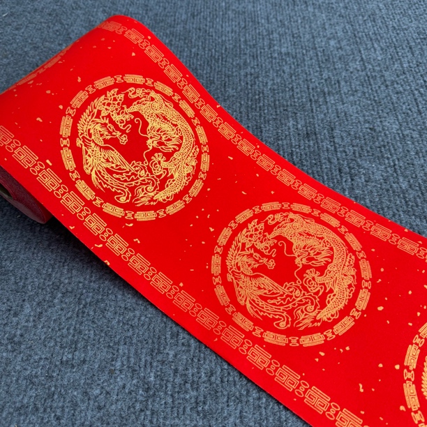 【纳米万年红长卷对联】大风堂特制涂层半生熟书法对联作品纸