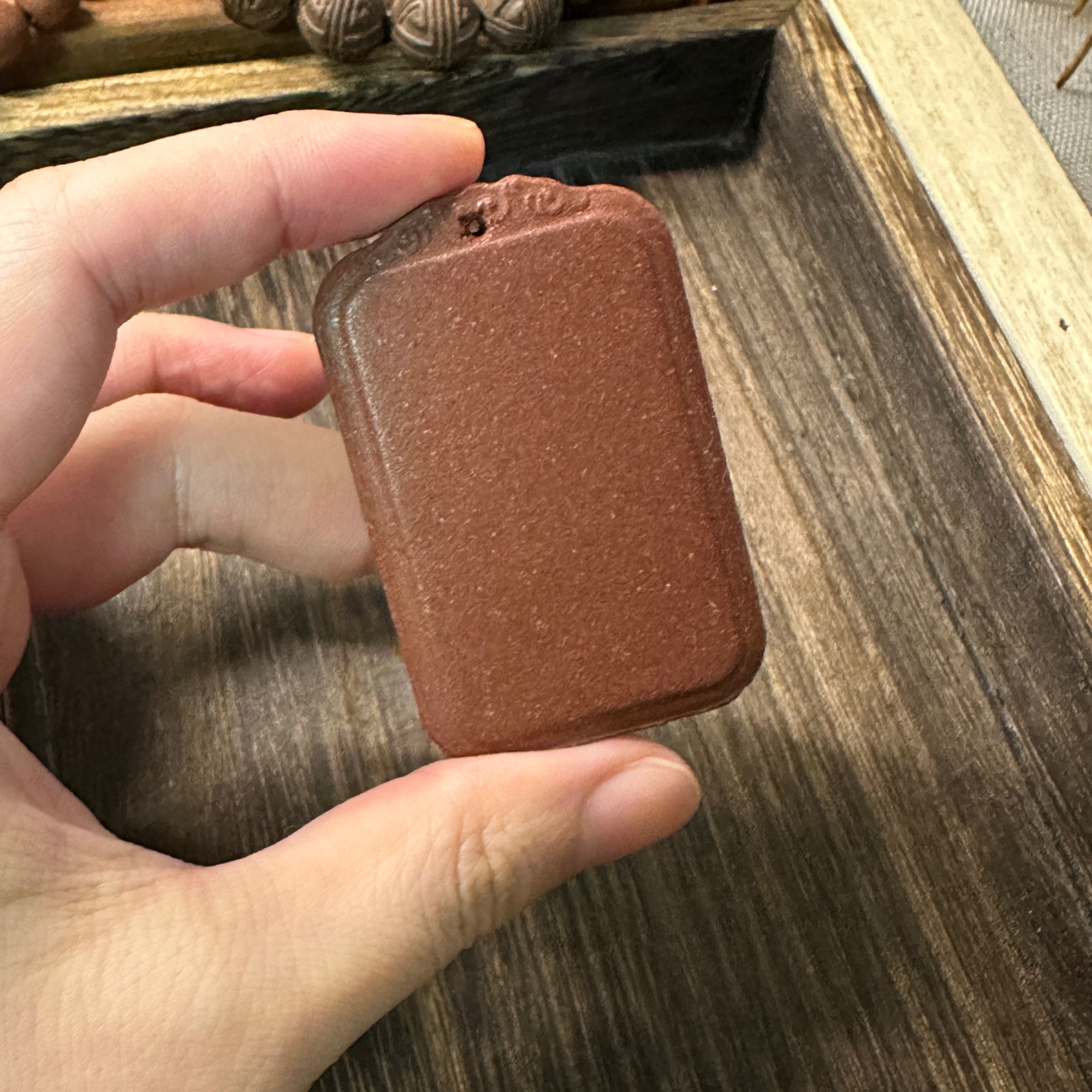 非金属木质吊坠 朱砂甜香香牌吊坠