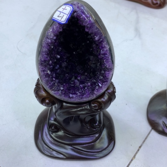 北***银未镶嵌紫晶大型摆件（非配饰）