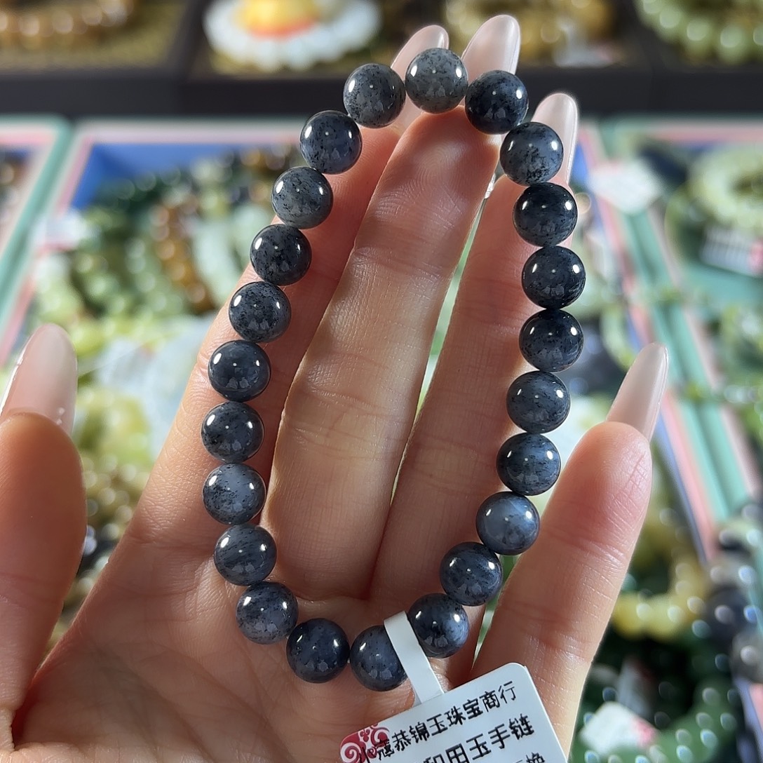 和田玉未镶嵌手链194