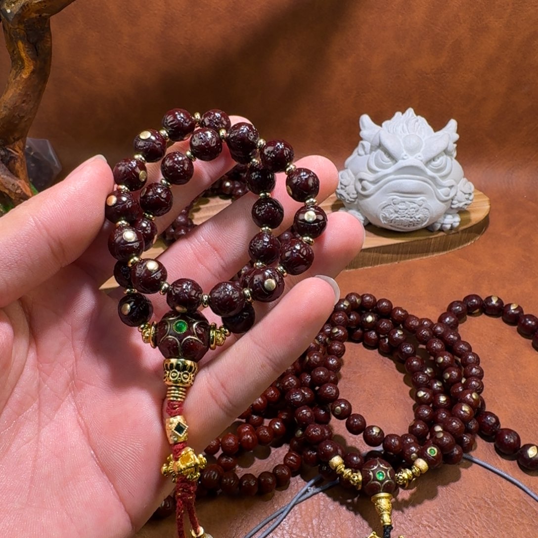 ****仙凤眼菩提吊坠镶嵌满手持9+
