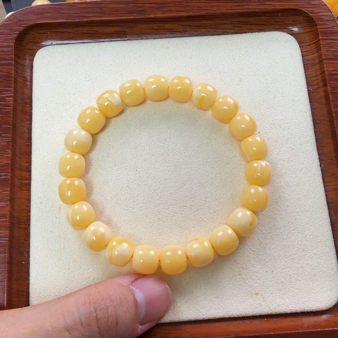 琥珀未镶嵌珠宝奇石10mm同料