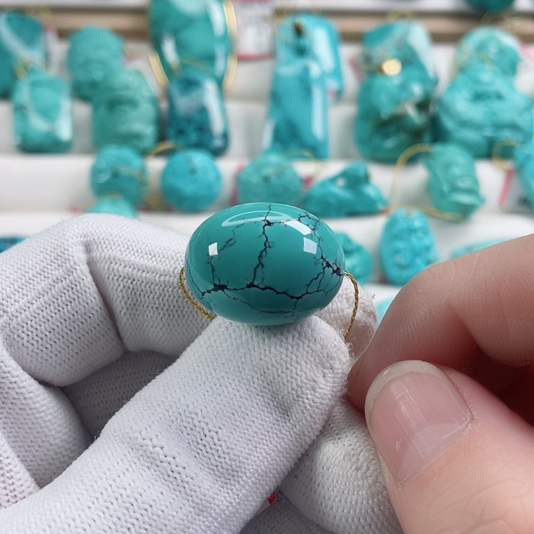 绿松石颈饰未镶嵌直径17.5