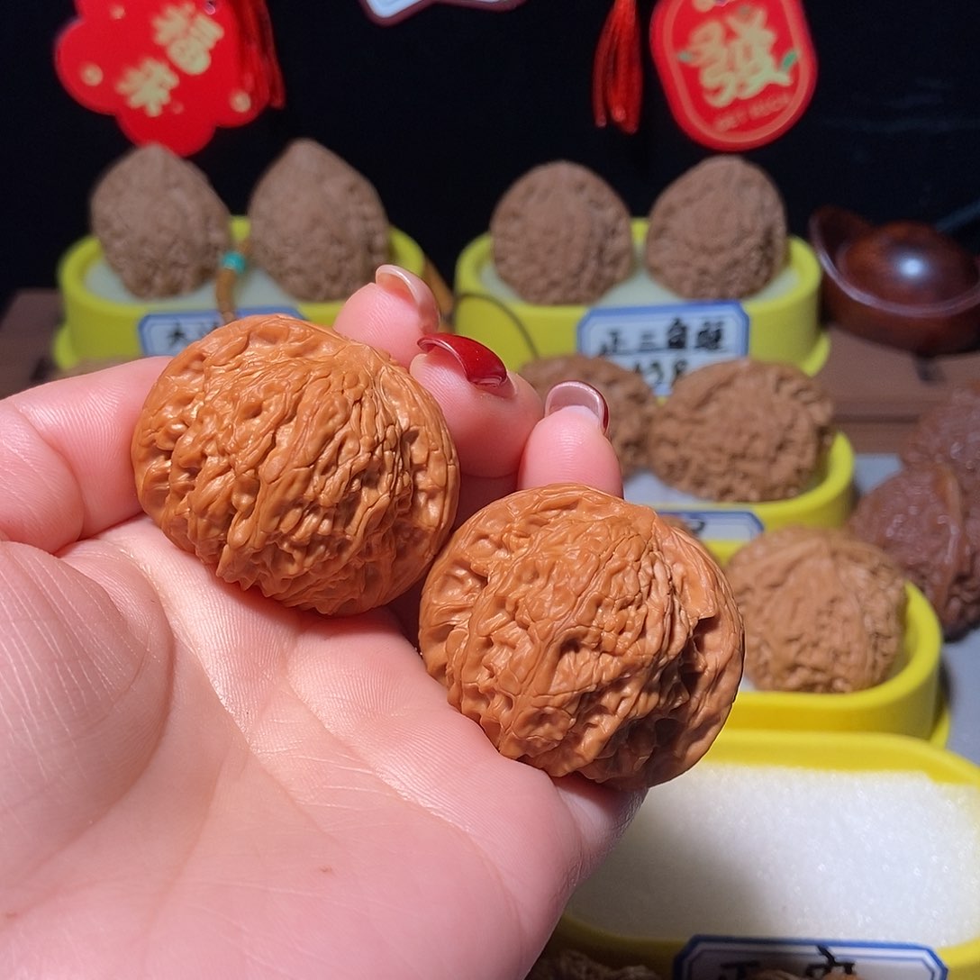 文玩核桃吊坠全品正磨盘