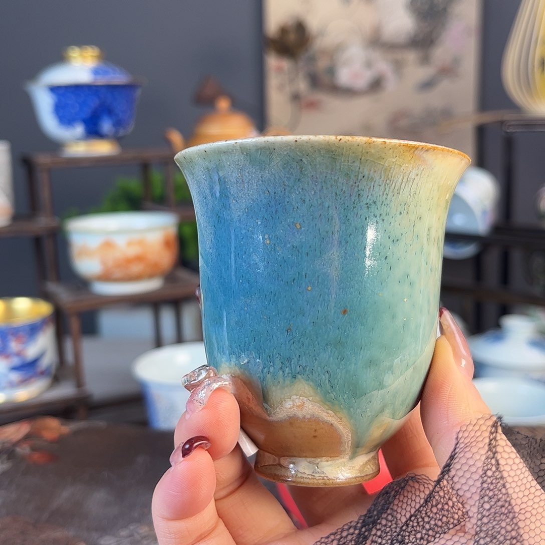 杯景德镇陶瓷茶杯多人