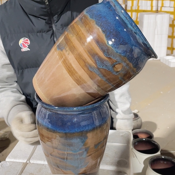 瑕疵两个17/24紫砂