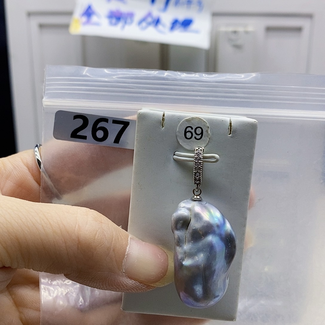 颈饰合金淡水珍珠