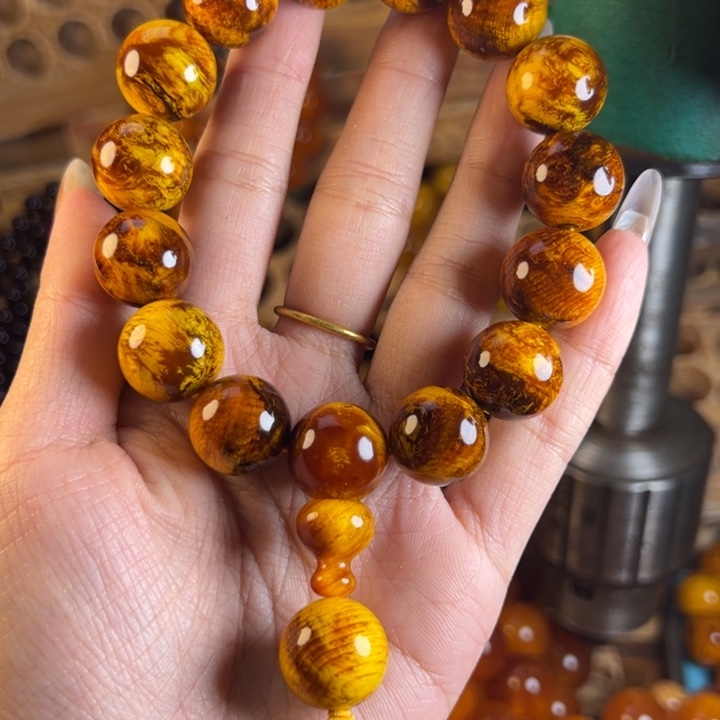 松木（琥珀木）手串/手链边**画
