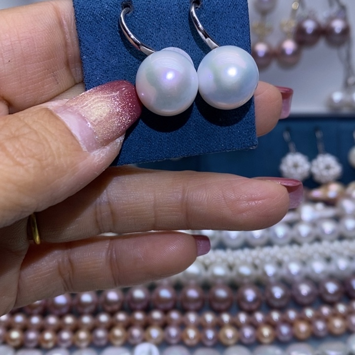 银S925镶嵌淡水珍珠珠宝首饰