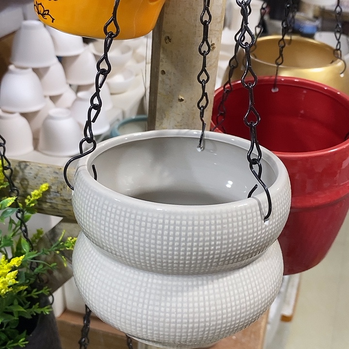 陶盆有孔 瑕疵针孔漏釉介意勿拍外口 11外高10