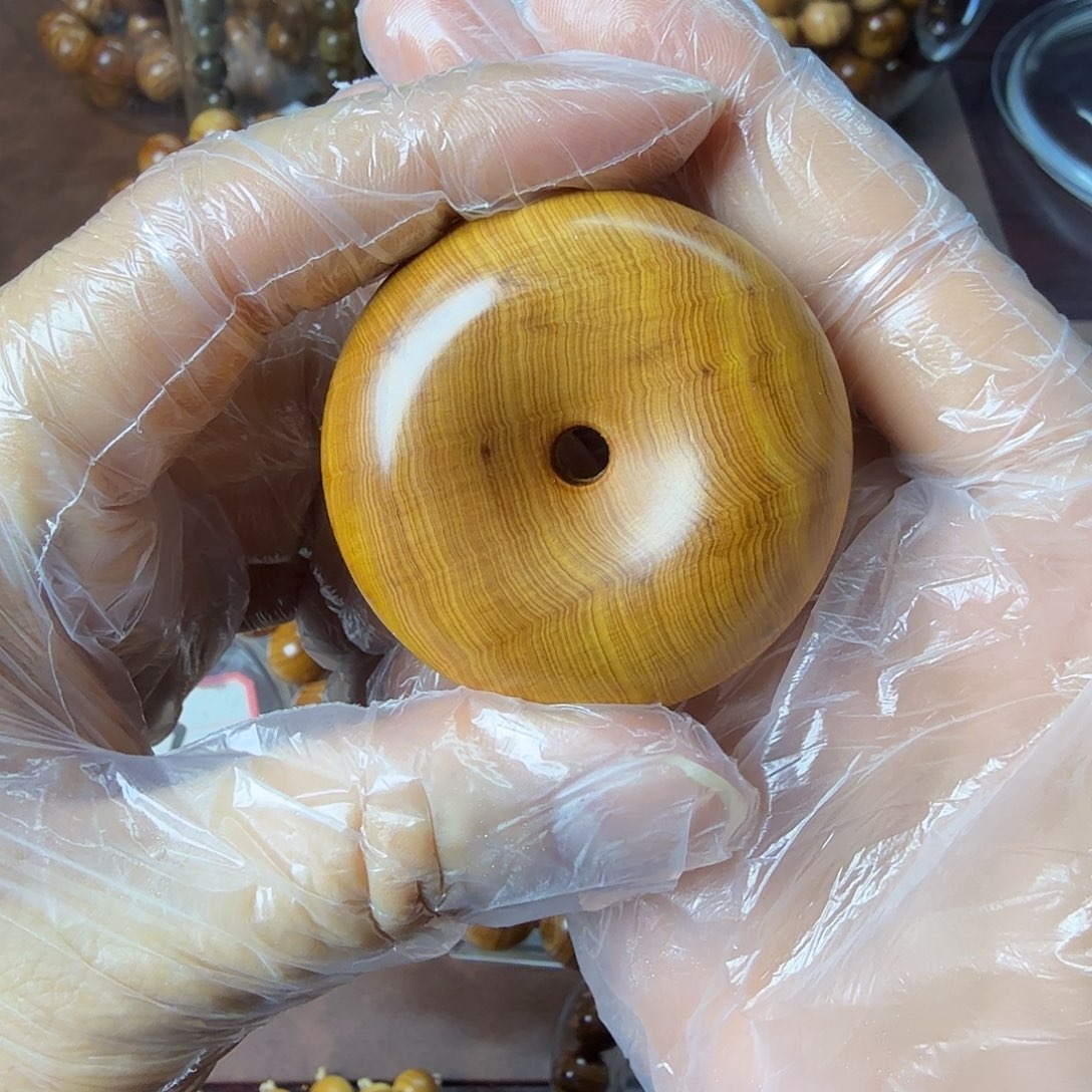 柏木（崖柏）虫洞香料平安扣