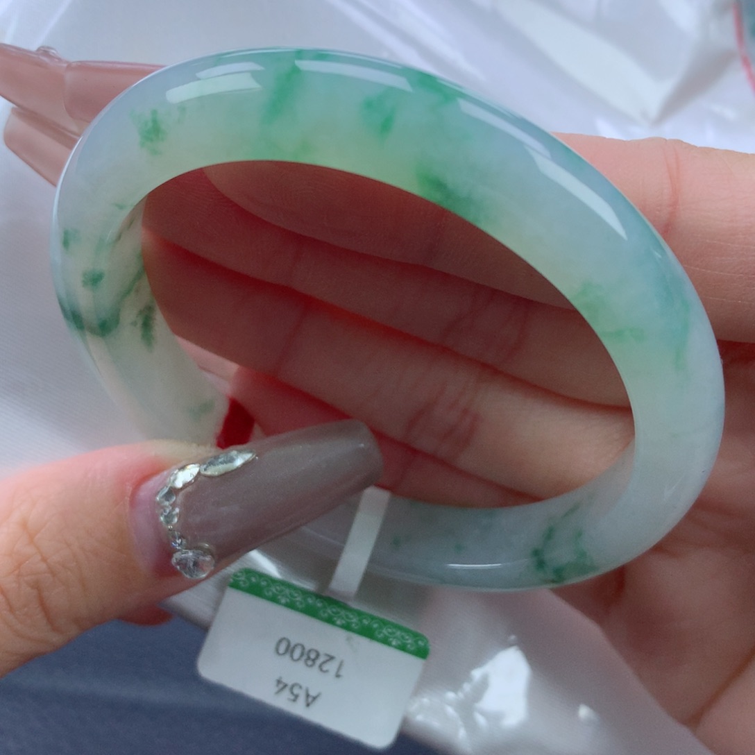 翡翠手镯未镶嵌54.9贵妃