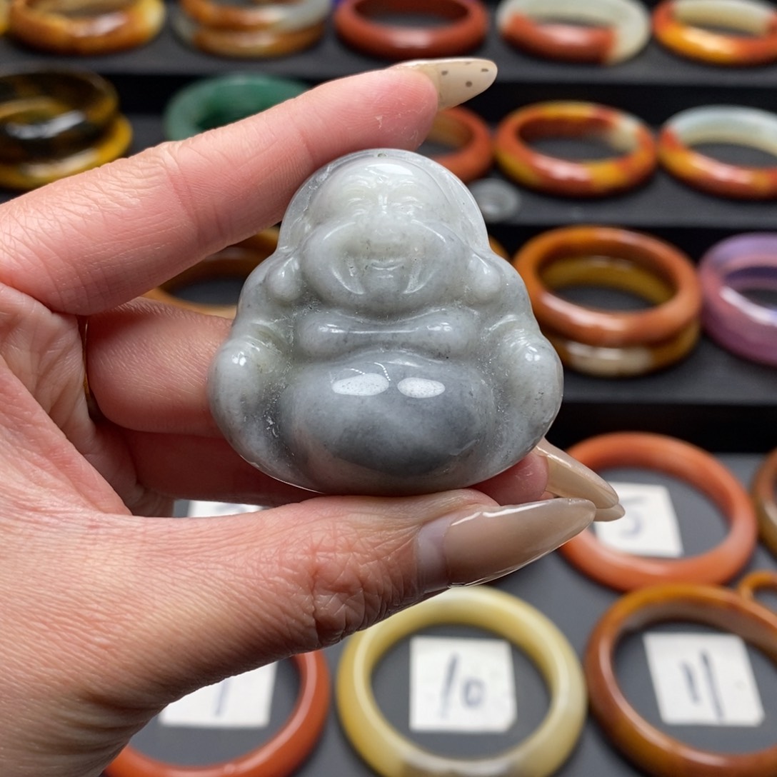石英质玉（黄龙玉）吊坠未镶嵌