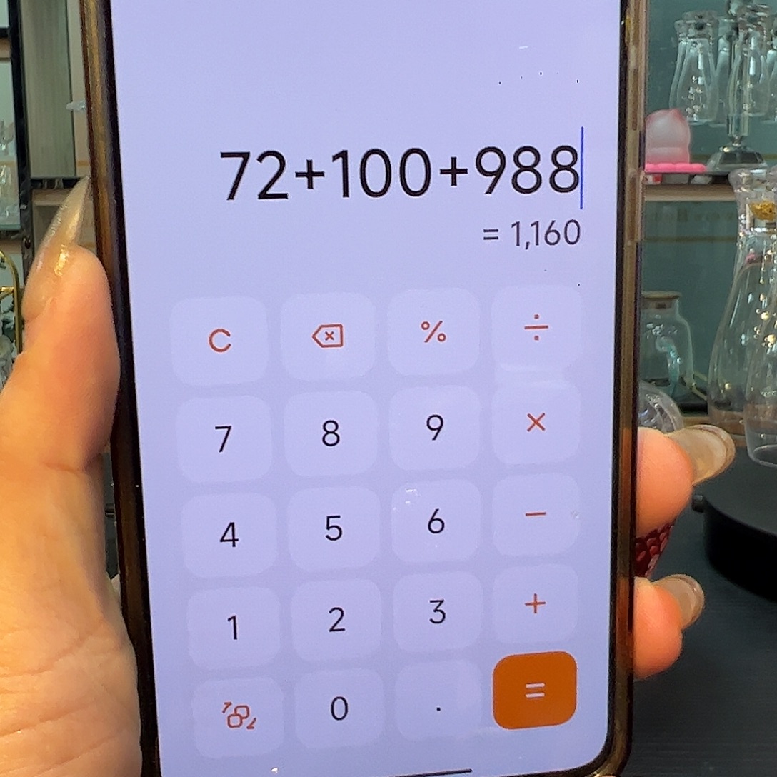 手柄款水晶玻璃420描金全家福全部10个