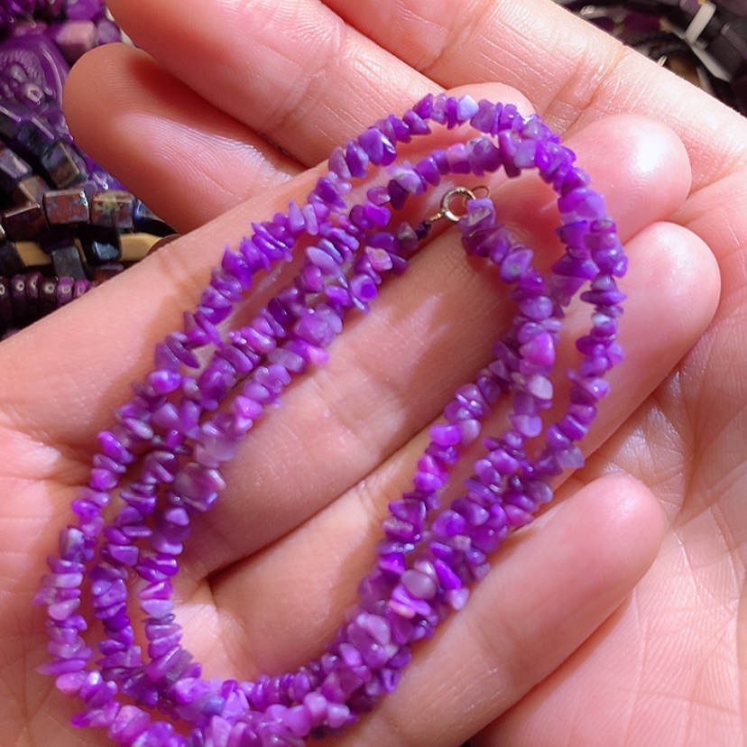 【闪购商品】苏纪石（舒俱来）项链18K金镶嵌?****