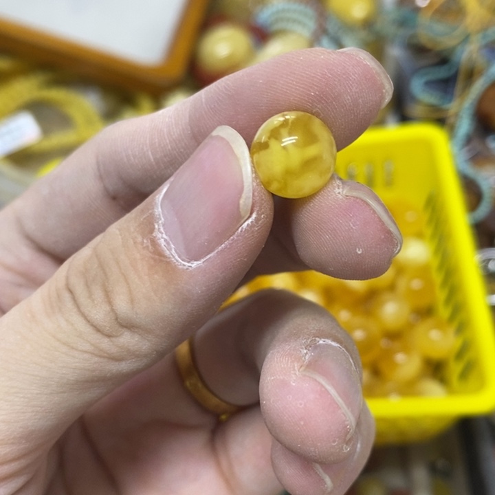 未镶嵌蜜蜡裸石吊坠