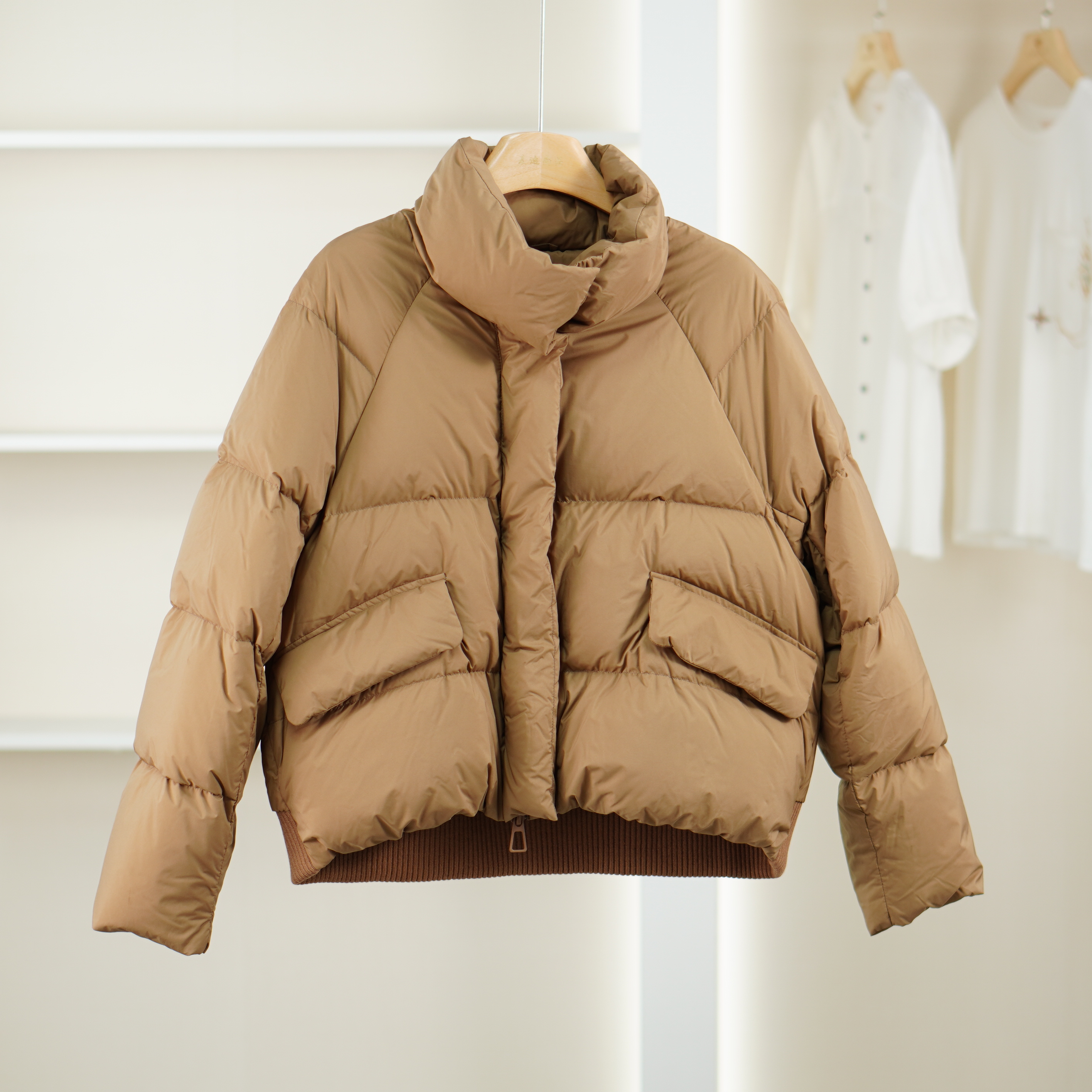 【麦迪尚品·品牌新款】5102627 冬季时尚保暖立领简约羽绒服外套