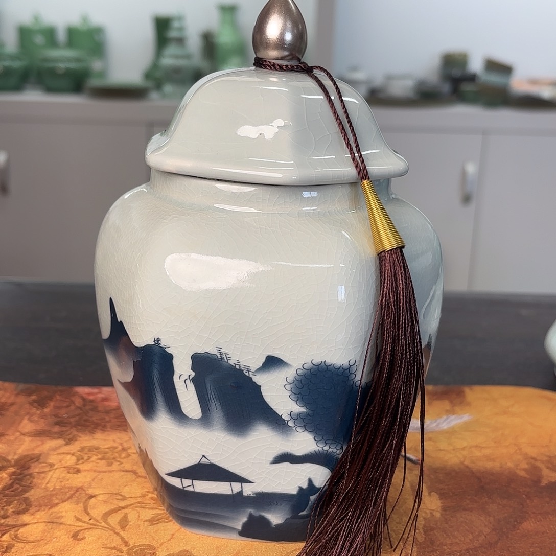 龙泉云间青瓷小米茶器