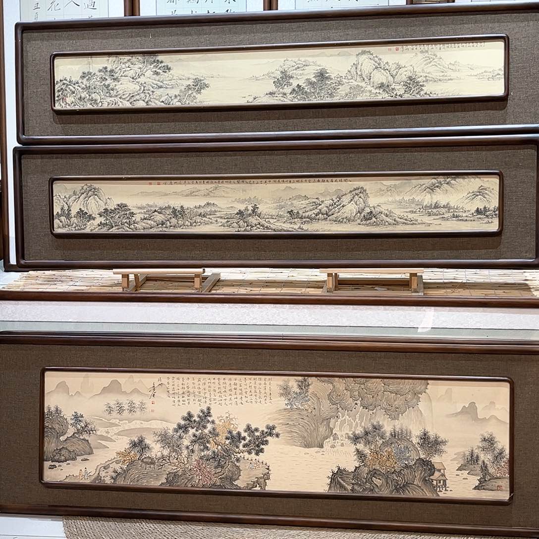 国画奋*！亲笔手绘