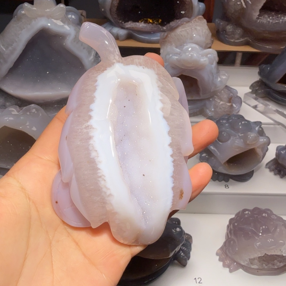 玛瑙/玉髓未镶嵌摆件