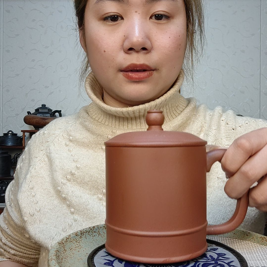 紫泥茶壶盖杯450毫升