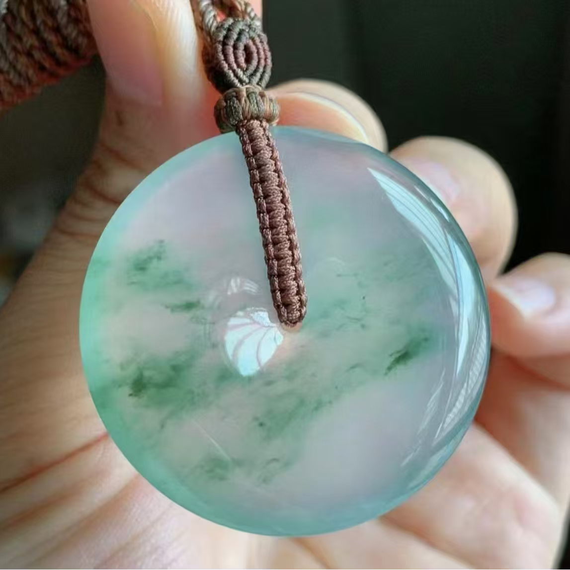 天然时尚精美平安扣吊坠