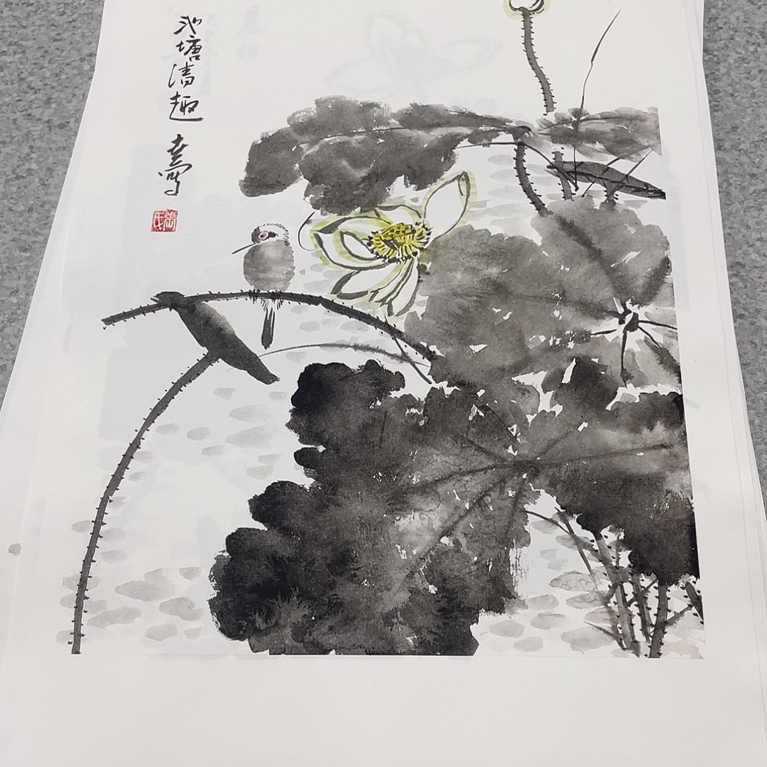 国画1.4平尺国画作品