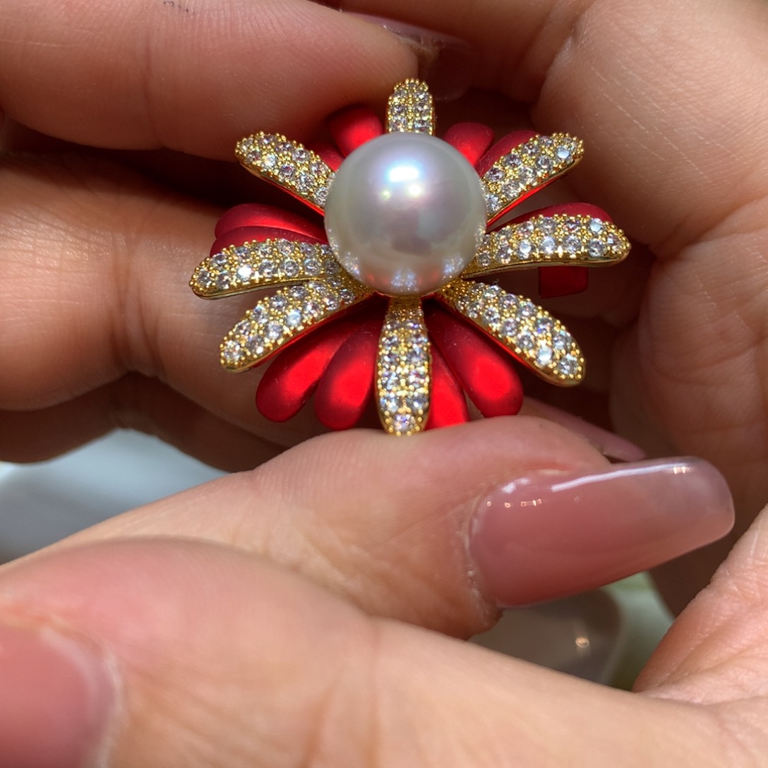 淡水珍珠胸饰未镶嵌