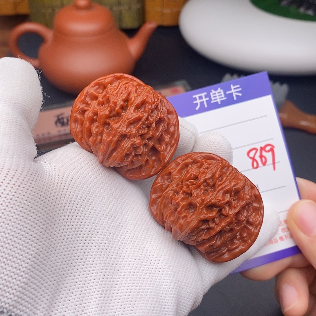 文玩核桃把件45楼子869