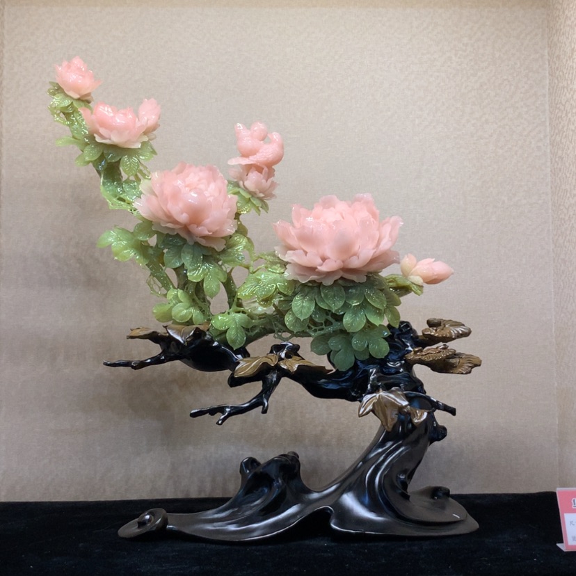 【闪购商品】蛇纹石玉未镶嵌摆件覆膜