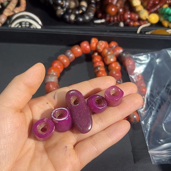 蜜***福玛瑙/玉髓合金颈饰