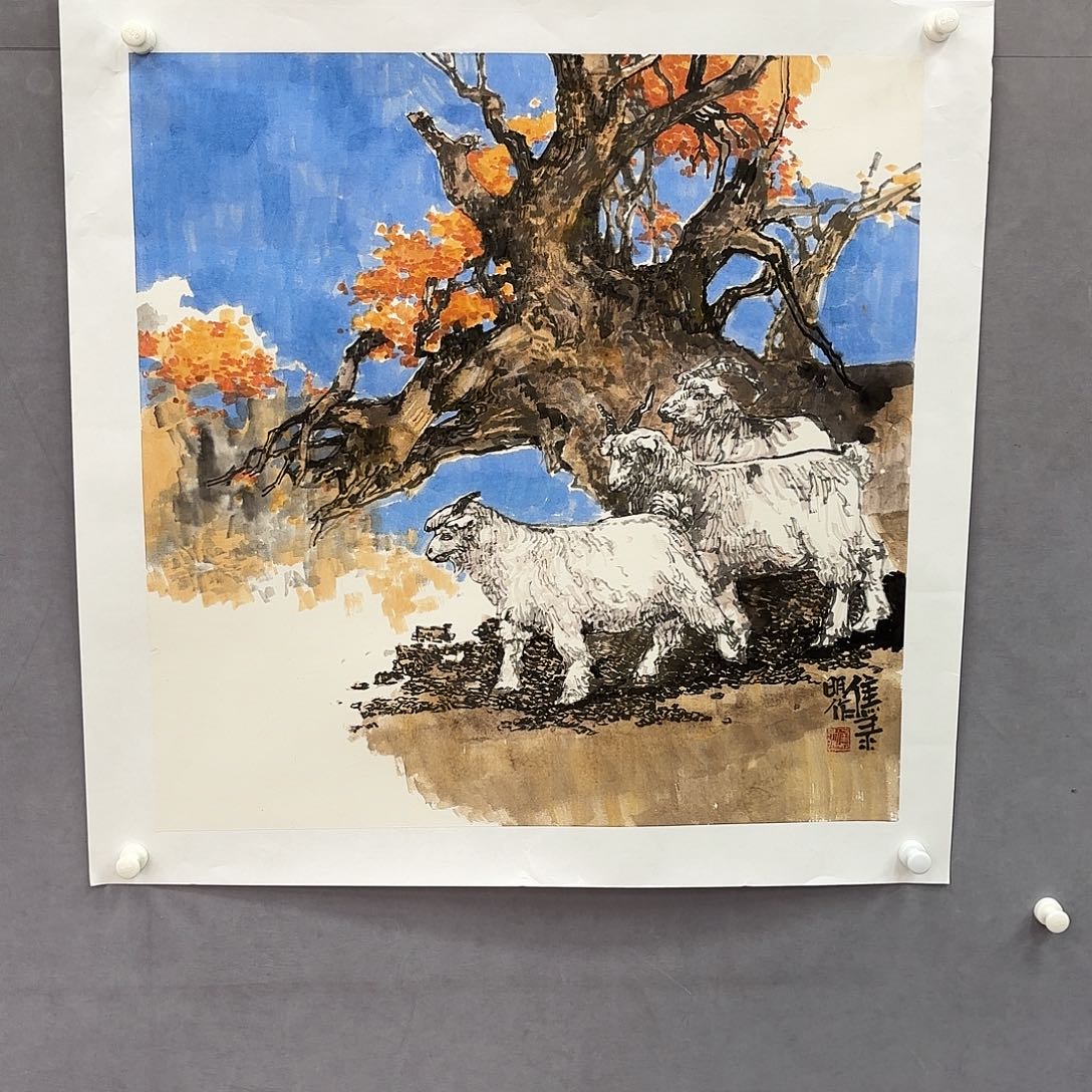 国画亲笔手绘原创