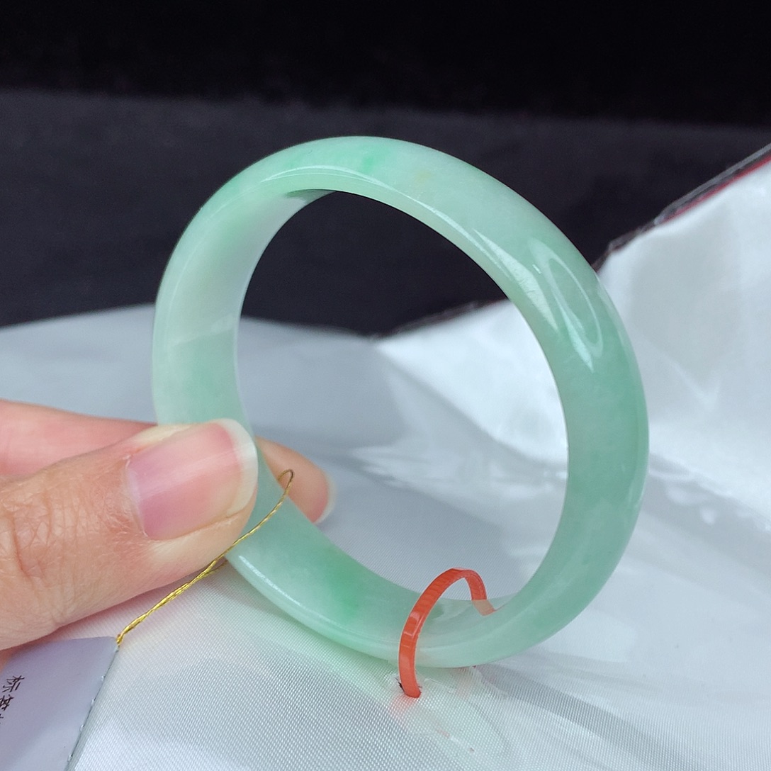 翡翠手镯未镶嵌54圈0329贵妃