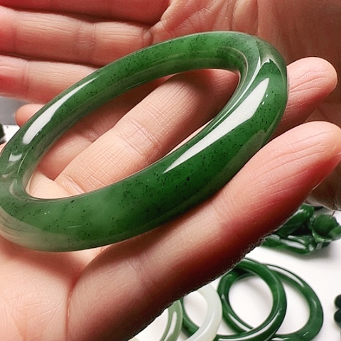 和田玉（碧玉）挂件未镶嵌