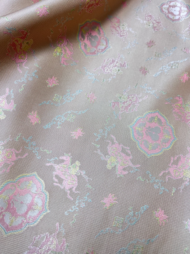 异色萝桑蚕丝面料特殊商品140门副一经裁剪 不支持7天无理由 