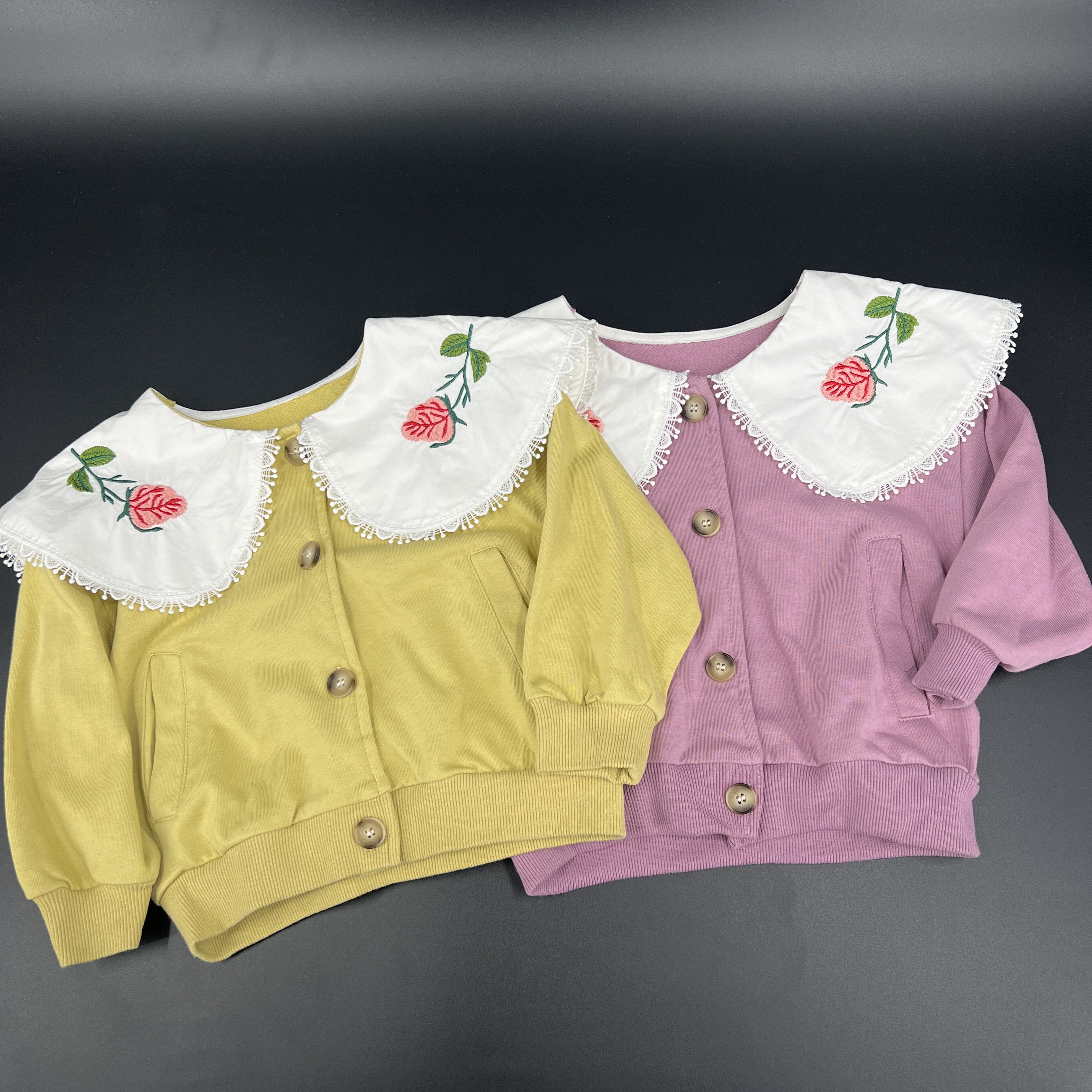 【荔枝优选】小童森系绣花外套