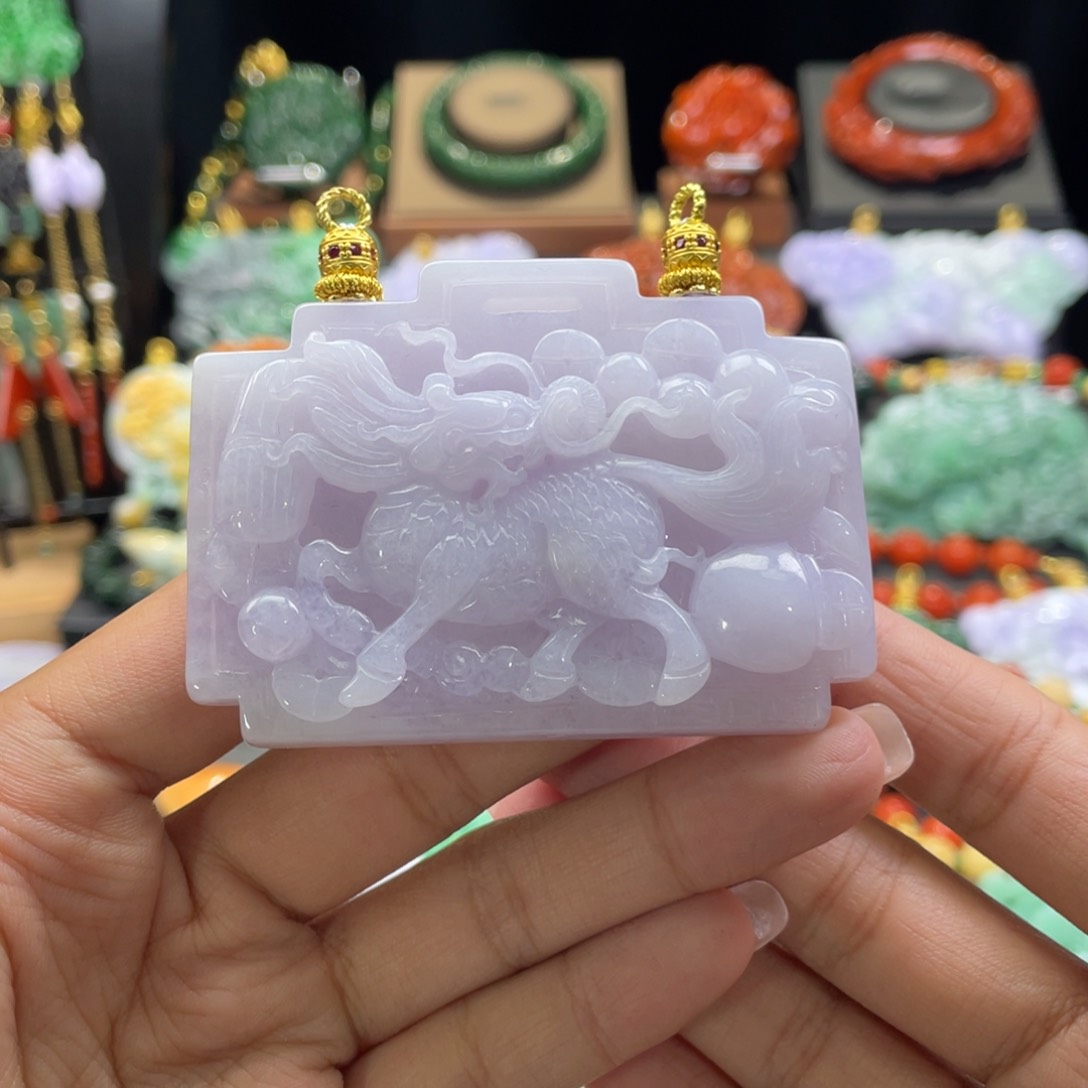 翡翠颈饰未镶嵌代编织