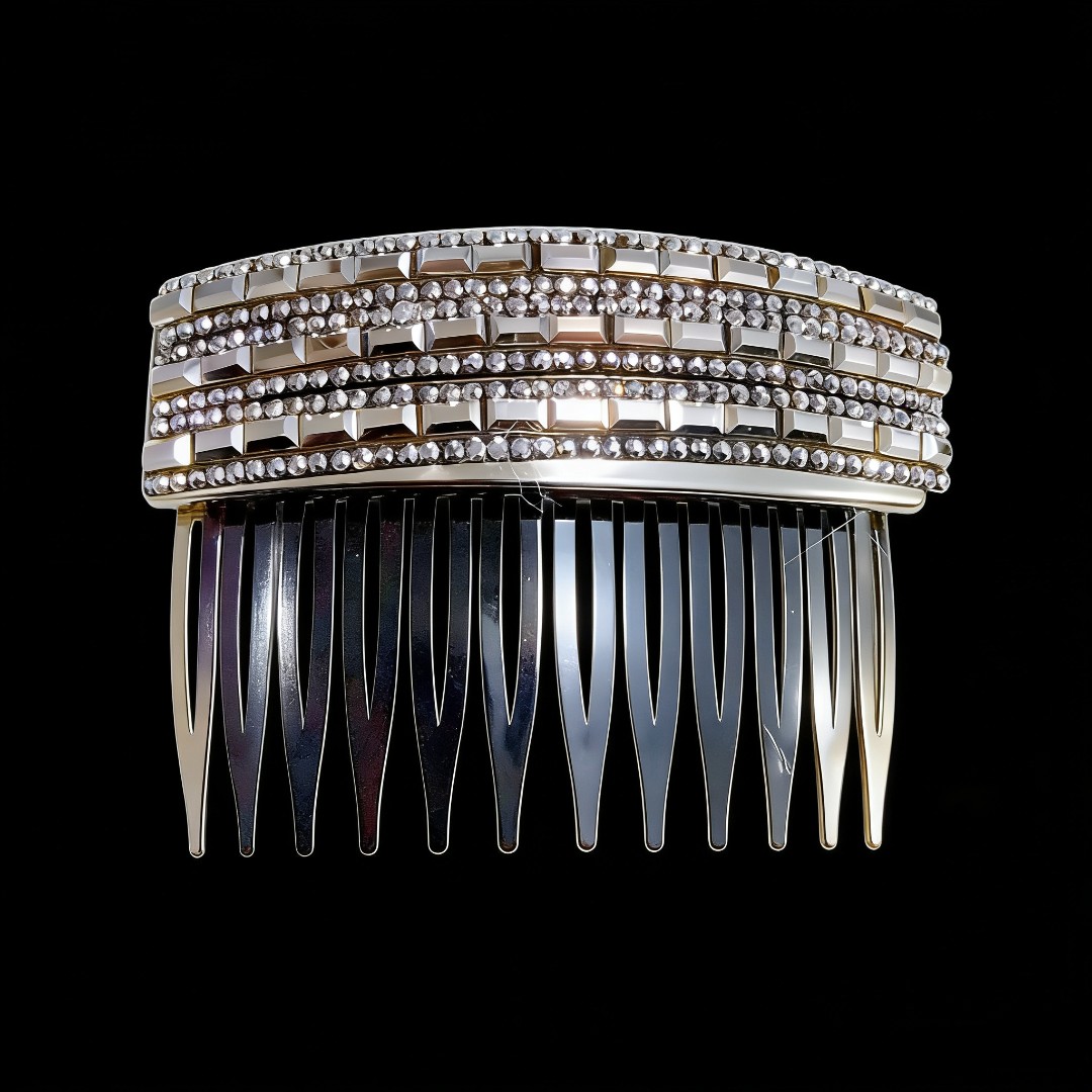 韩系气质发梳女高级感盘发插梳刘海碎发整理神器发卡发饰3822