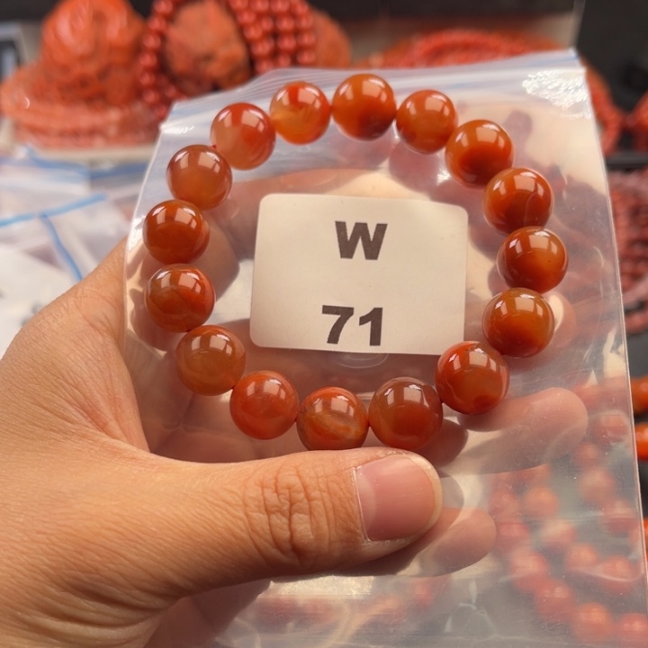 南红玛瑙未镶嵌多样性发货默认微瑕称重12mm