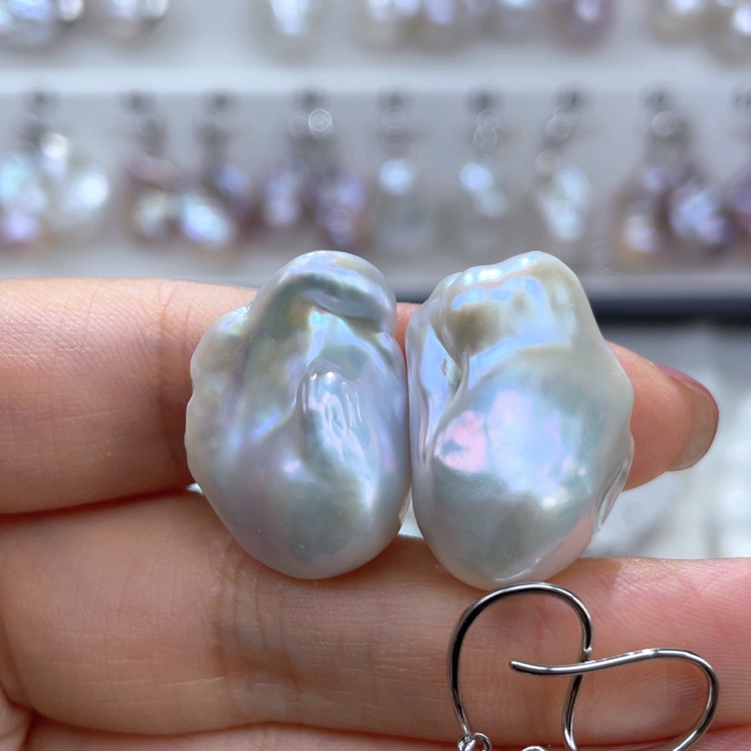 君***技未镶嵌耳饰淡水珍珠