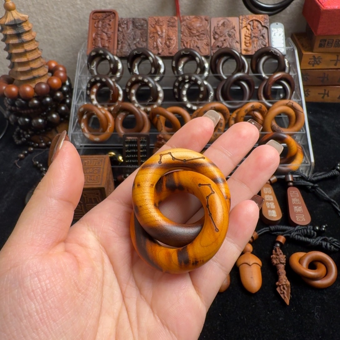 枣木桃木六七星乾坤圈2.5