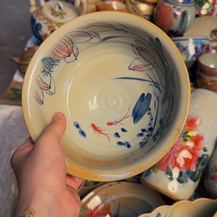 瓷片景德镇陶瓷手工手绘