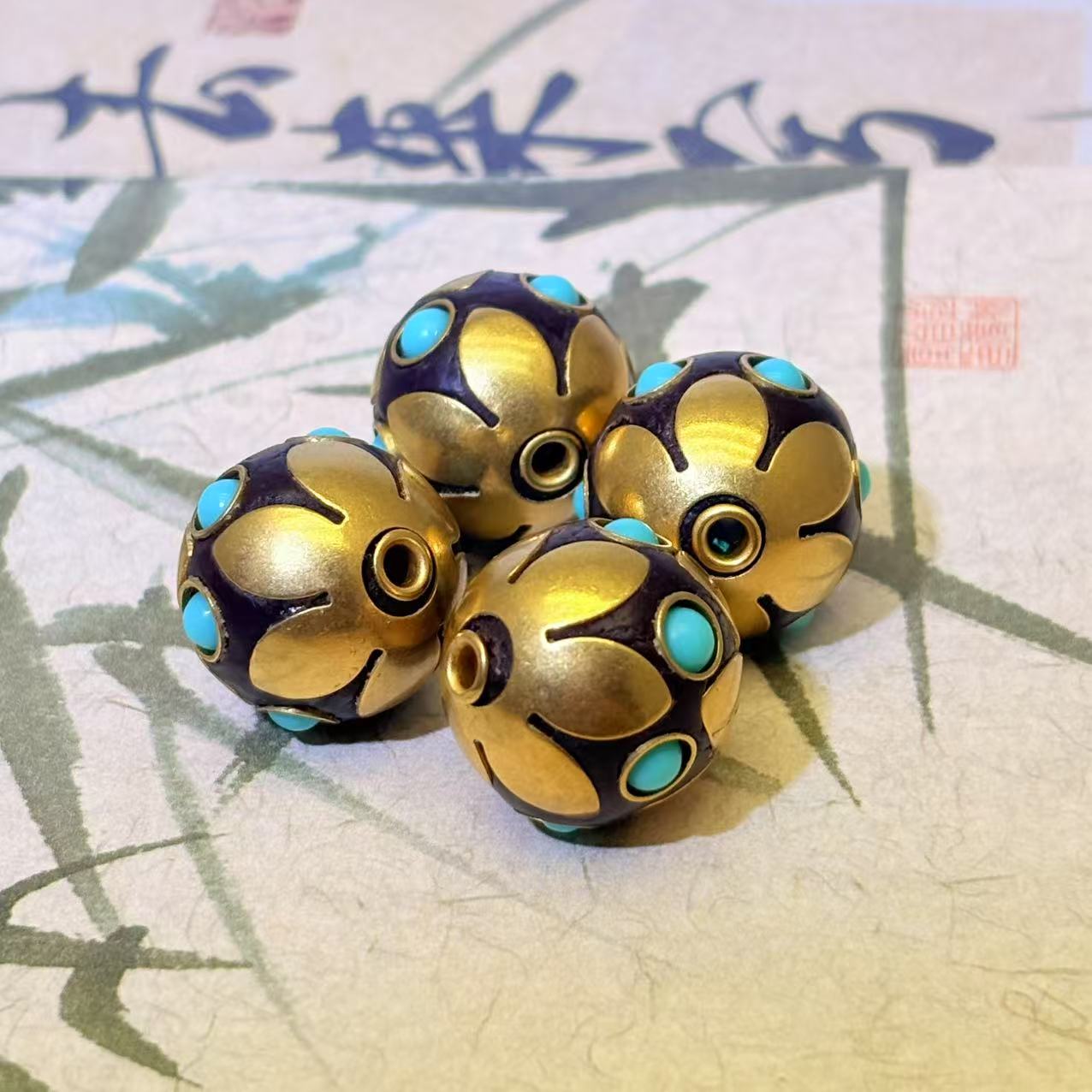 合金吊坠  B1010 珠珠