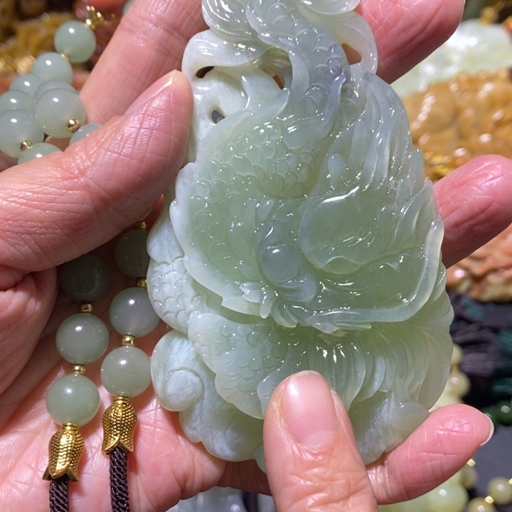 岫玉岫玉吊坠未镶嵌