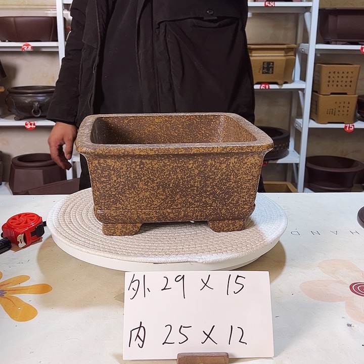 紫砂紫砂花盆呵呵