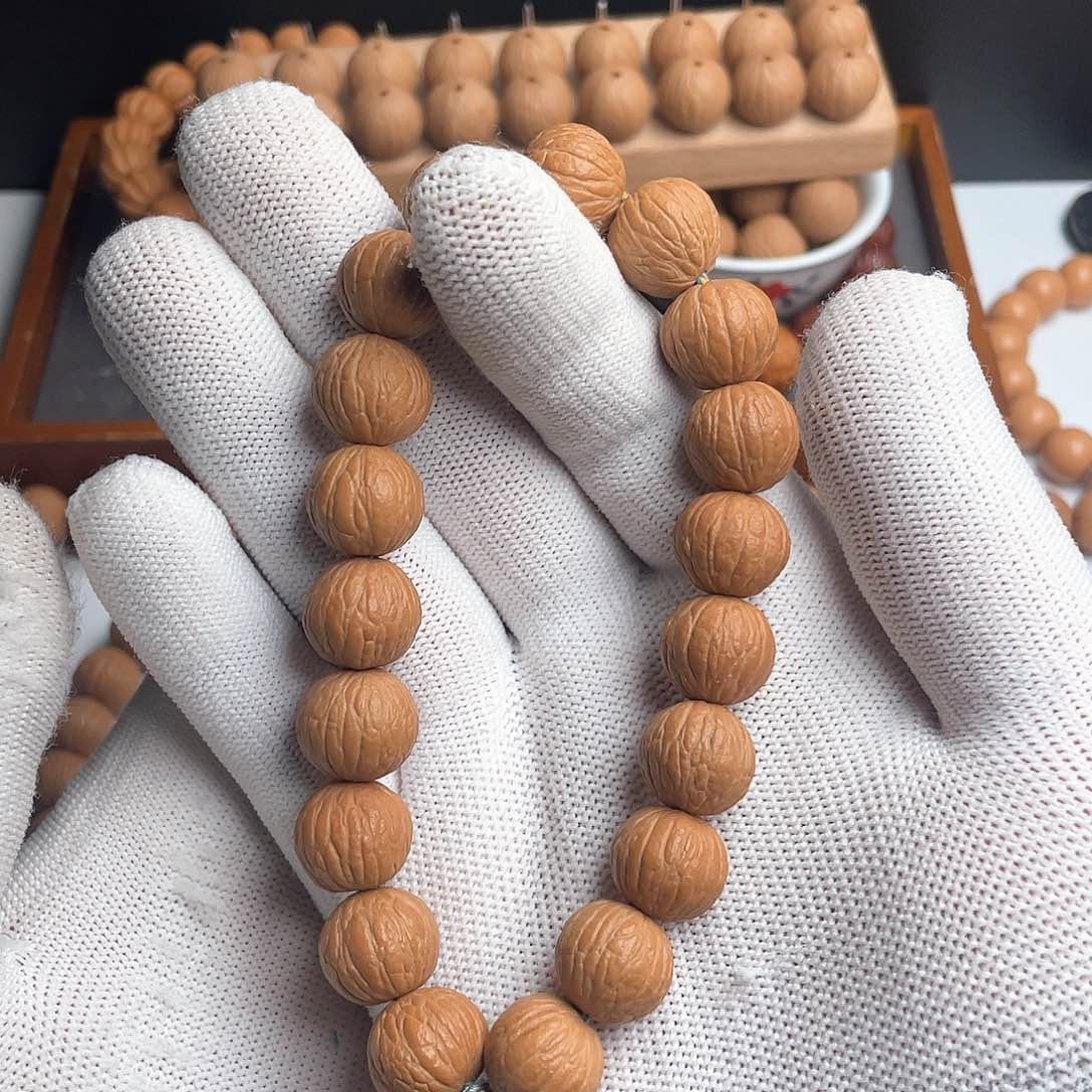 猴头核桃手串纯天然无无修凤羽