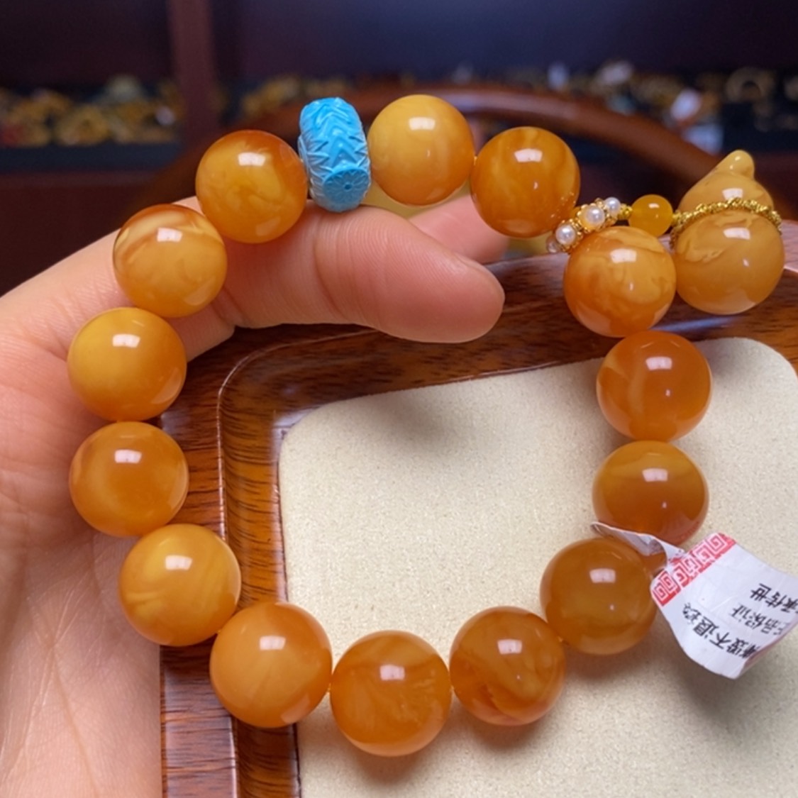 【闪购商品】蜜蜡手链未镶嵌手串