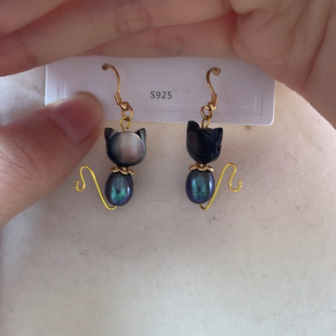 淡水珍珠耳饰未镶嵌