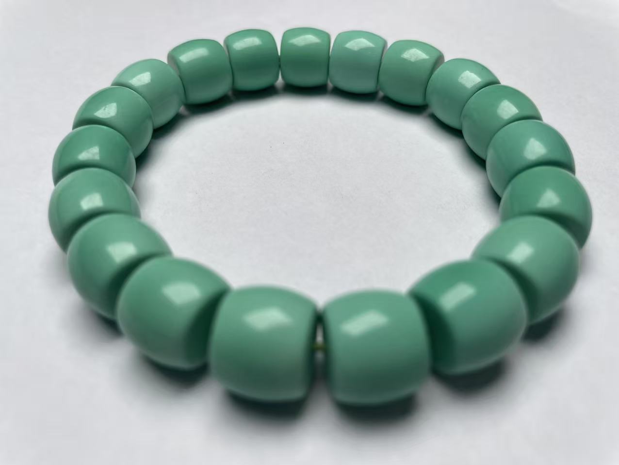 原创特色时尚diy绿色老型单圈串珠